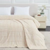 Baby and mother grade flannel bright silk blanket, abc yarn coral velvet blanket, exclusively for export Specification image